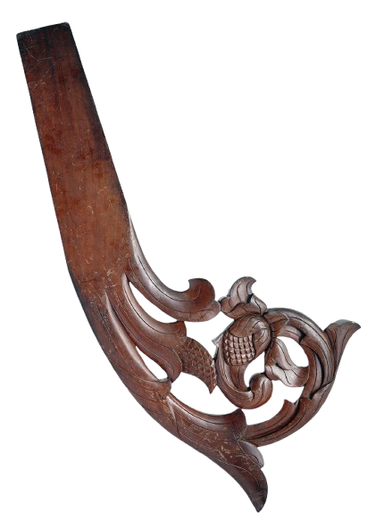 Traditional Malay wood carving
